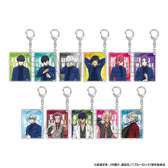ブルーロック展 トレーディングアクリルキーホルダー 全11種 ブルーロック展 EGOIST EXHIBITION the animation