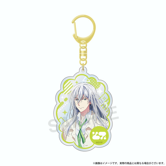 アニメ アイドリッシュセブン　MEMORIAL EXHIBITION アクリルキーホルダー　…