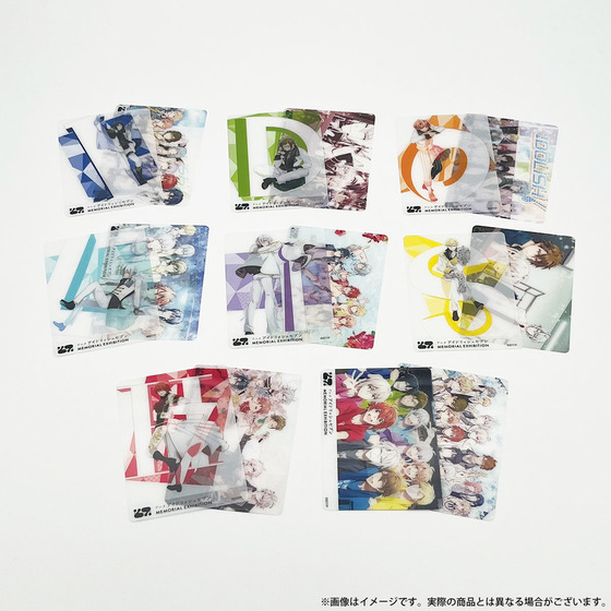 アイナナ アニナナ ジャケットビジュアル クリアカード アニメ アイドリッシュセブン MEMORIAL EXHIBITION ジャケット