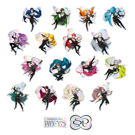 アイドリッシュセブン Symphonic Story “PIECES” ダイカットステッカーセッ…