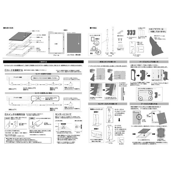 サンライズワールド ロボット研究所 LEDアートボード　A