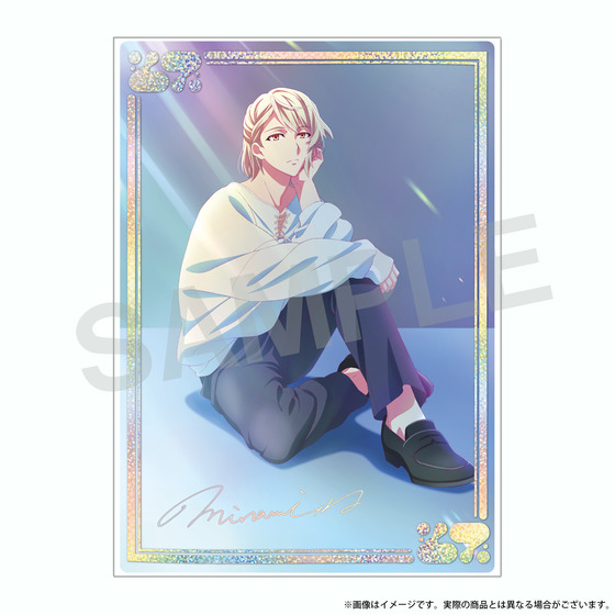 アニメ アイドリッシュセブン　MEMORIAL EXHIBITION クリアケース付きビジュアルカード　棗 巳波_画像1