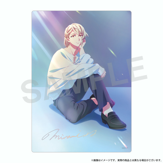 アニメ アイドリッシュセブン　MEMORIAL EXHIBITION クリアケース付きビジュアルカード　棗 巳波_画像2