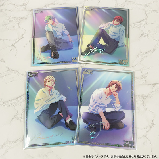 アニメ アイドリッシュセブン　MEMORIAL EXHIBITION クリアケース付きビジュアルカード　棗 巳波_画像4