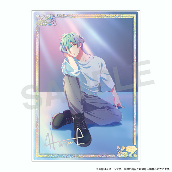 アニメ アイドリッシュセブン　MEMORIAL EXHIBITION クリアケース付きビジュアルカード　亥清 悠_画像1