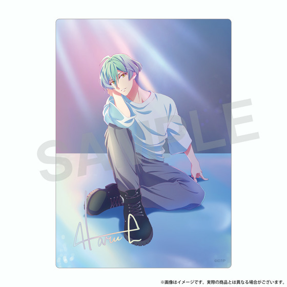 アニメ アイドリッシュセブン　MEMORIAL EXHIBITION クリアケース付きビジュアルカード　亥清 悠_画像2
