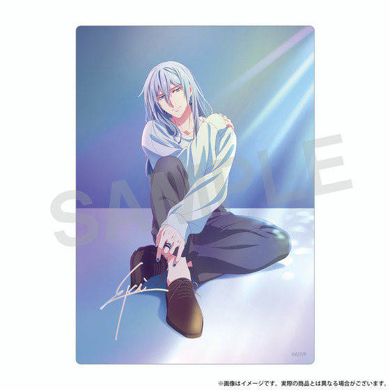 アニメ アイドリッシュセブン　MEMORIAL EXHIBITION クリアケース付きビジュアルカード　千_画像2