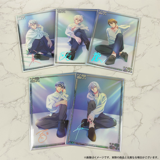 アニメ アイドリッシュセブン　MEMORIAL EXHIBITION クリアケース付きビジュアルカード　十 龍之介_画像4