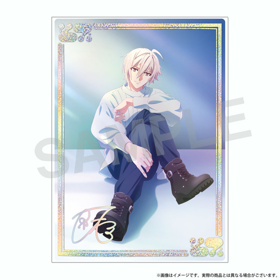 アニメ アイドリッシュセブン　MEMORIAL EXHIBITION クリアケース付きビジュアルカード　九条 天_画像1