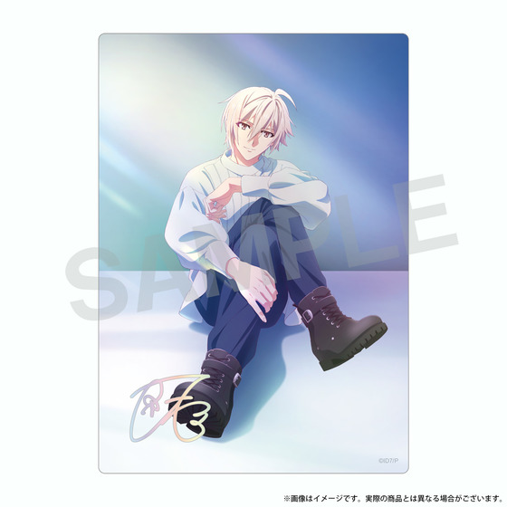 アニメ アイドリッシュセブン　MEMORIAL EXHIBITION クリアケース付きビジュアルカード　九条 天_画像2