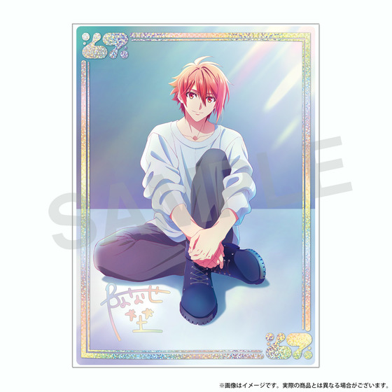 アニメ アイドリッシュセブン　MEMORIAL EXHIBITION クリアケース付きビジュアルカード　七瀬 陸_画像1