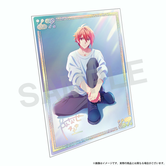 アニメ アイドリッシュセブン　MEMORIAL EXHIBITION クリアケース付きビジュアルカード　七瀬 陸_画像5