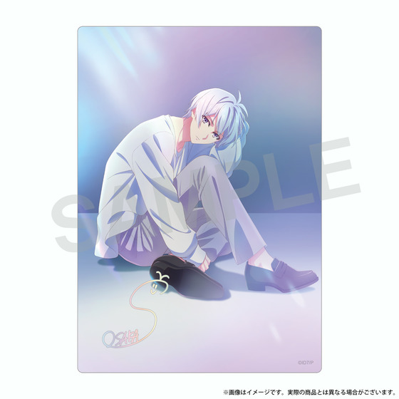 アニメ アイドリッシュセブン　MEMORIAL EXHIBITION クリアケース付きビジュアルカード　逢坂 壮五_画像2