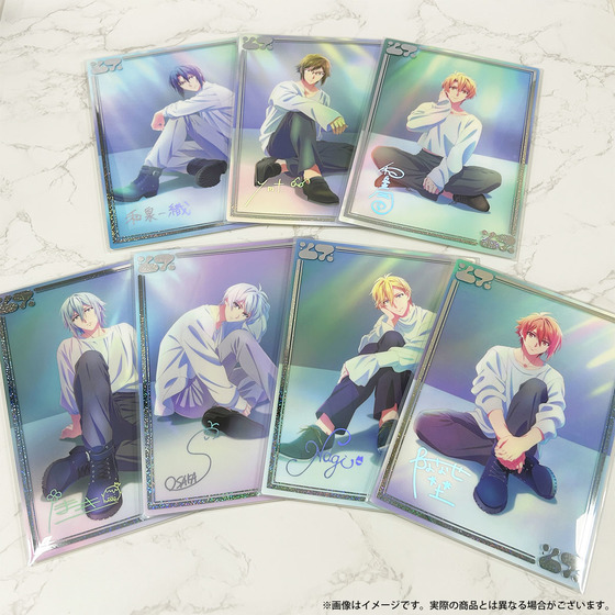 アニメ アイドリッシュセブン　MEMORIAL EXHIBITION クリアケース付きビジュアルカード　四葉 環_画像4