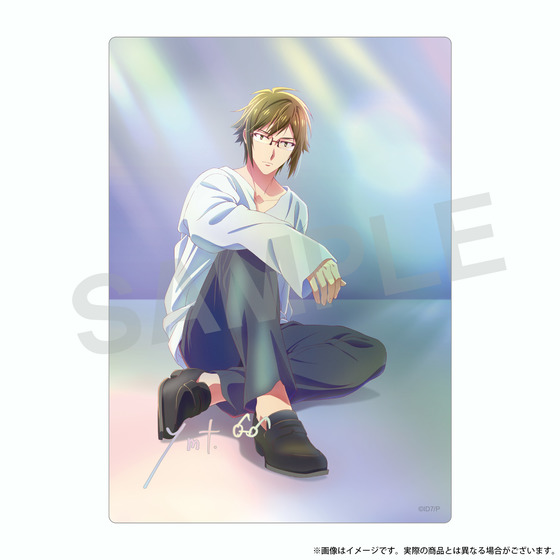 アニメ アイドリッシュセブン　MEMORIAL EXHIBITION クリアケース付きビジュアルカード　二階堂 大和_画像2