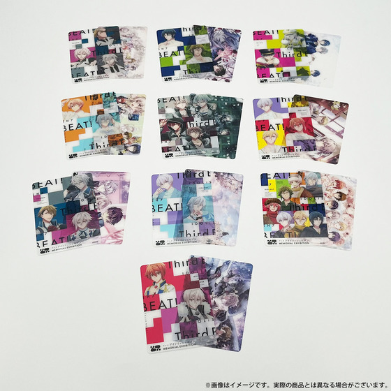アニメ アイドリッシュセブン　MEMORIAL EXHIBITION ジャケットビジュアル クリアカード Vol.3（1パック2枚入り／全10種ランダム・10パック入りセット） 【2025年9月中旬頃より順次お届け予定】