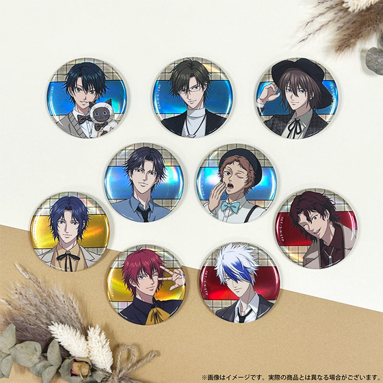新テニスの王子様 POP UP STORE ～Autumn 2025～ トレーディング オーロラ缶バッジ（全9種・ランダム9個入り） 【2026年3月中旬より順次お届け】