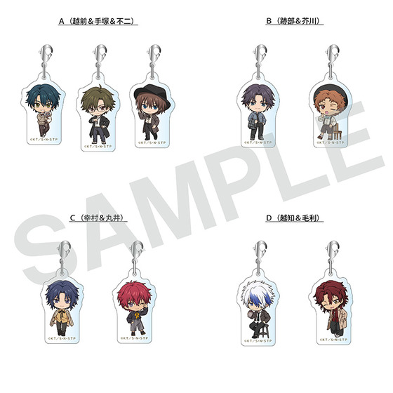 新テニスの王子様 POP UP STORE ～Autumn 2025～ チャームセット A（越前＆手塚＆不二） 【2026年3月中旬より順次お届け】