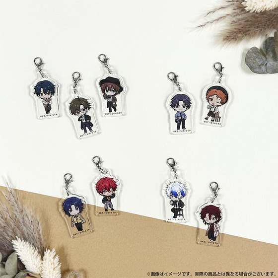 新テニスの王子様 POP UP STORE ～Autumn 2025～ チャームセット A（越前＆手塚＆不二） 【2026年3月中旬より順次お届け】