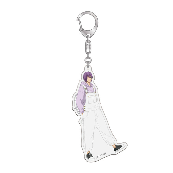 黒子のバスケ アクリルキーホルダー 紫原敦 (キャラポップストア Hang Out in White Outfits ver.) 【2026年3月上旬頃より順次お届け予定】