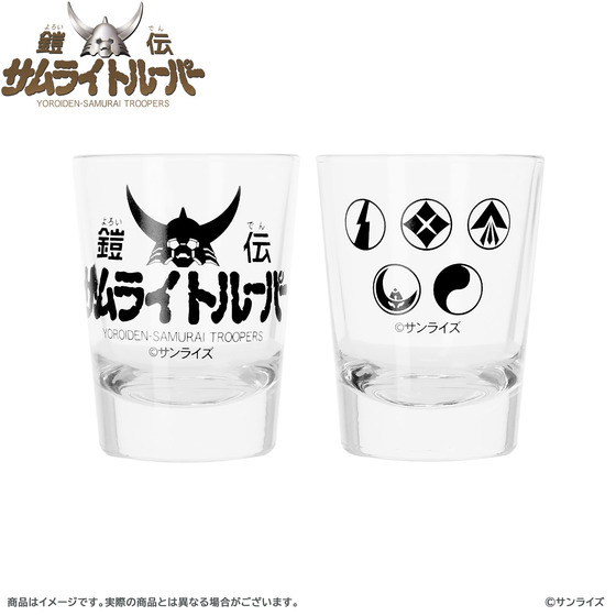 鎧伝サムライトルーパー ペアショットグラス 【『鎧伝サムライトルーパー』POP UP SHOP in AMNIBUS STORE 事後通販（2026年3月下旬発送）】