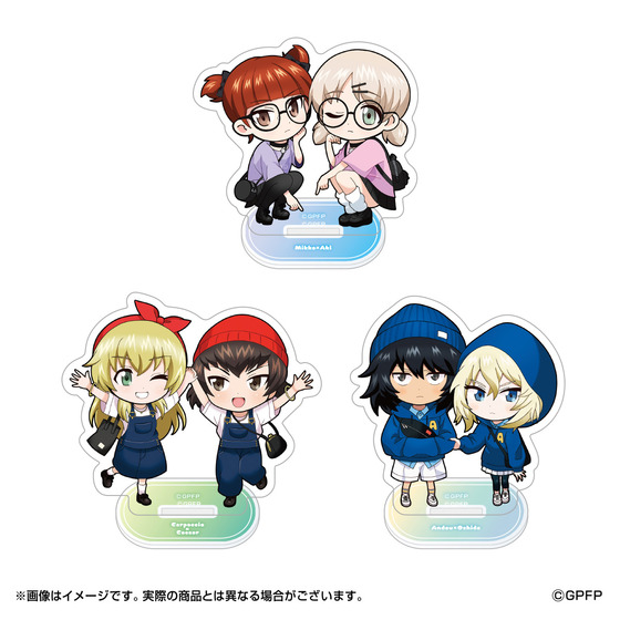 ガールズ＆パンツァー 最終章 ミニアクリルスタンド3種セット(全2種) 【2026年1月上旬以降順次発送】