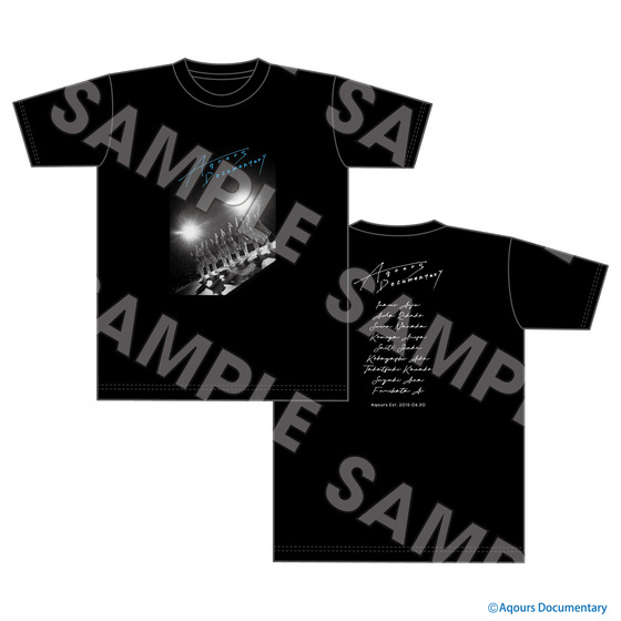 Aqours Documentary　Tシャツ【2026年2月下旬頃より順次お届け予定】