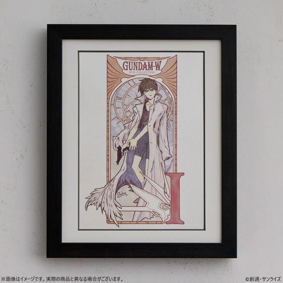 【受注生産】 新機動戦記ガンダムＷ 額装アート〈新機動戦記ガンダムW DVD COLLECTION イラスト〉【ヒイロ・ユイ】 【2026年3月下旬発送】