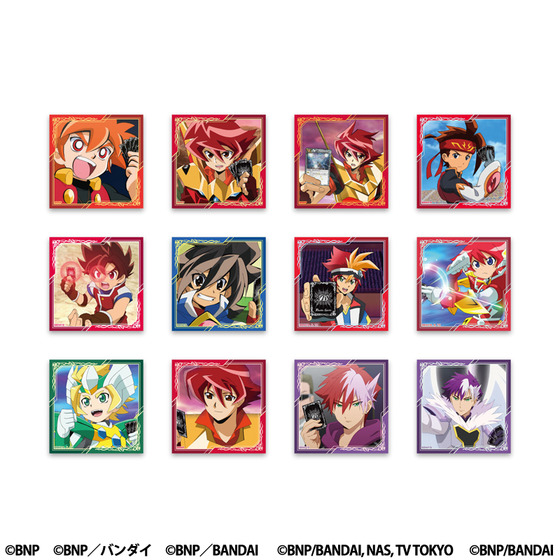 バトルスピリッツシリーズ 主人公スクエア缶バッジ（全12種/ランダム1個入り）