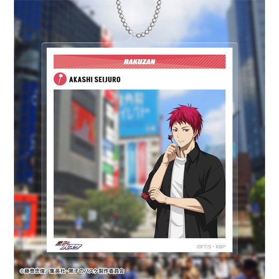 黒子のバスケ 描き下ろし 赤司征十郎 スポーツホリデーver. SNS風BIGアクリルキーホルダー【2026年2月中旬より順次発送】
