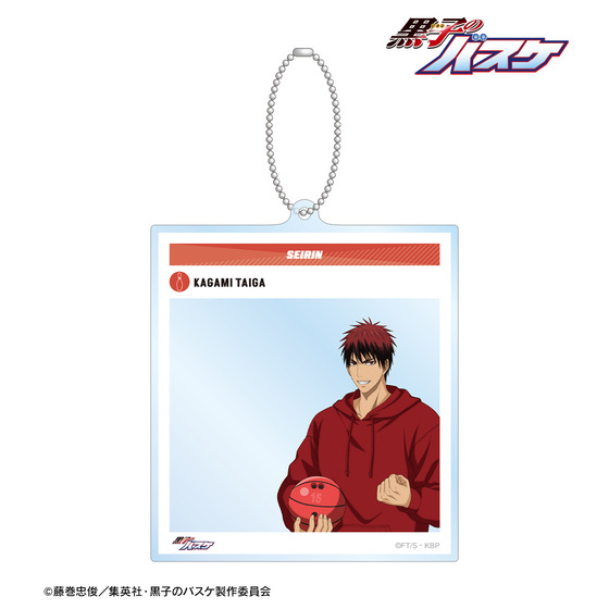 黒子のバスケ 描き下ろし 火神大我 スポーツホリデーver. SNS風BIGアクリルキーホルダー【2026年2月中旬より順次発送】