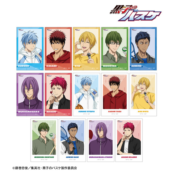 黒子のバスケ 描き下ろし スポーツホリデーver. トレーディングインスタントカメラ風イラストカード(全14種・BOX・14種セット)【2026年2月中旬より順次発送】