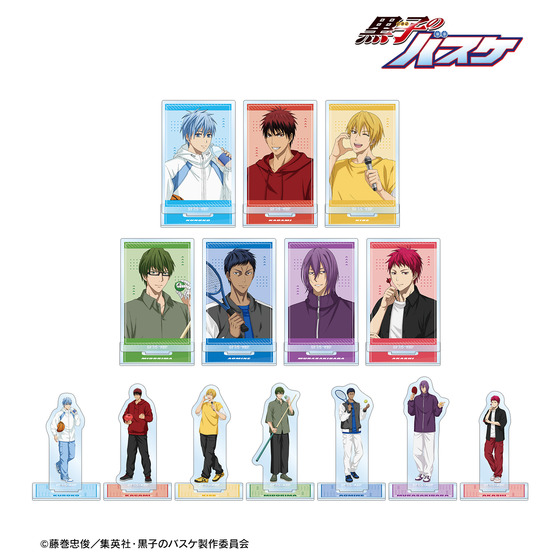 黒子のバスケ 描き下ろし スポーツホリデーver. トレーディングアクリルスタンド(全14種・BOX・14種セット)【2026年2月中旬より順次発送】