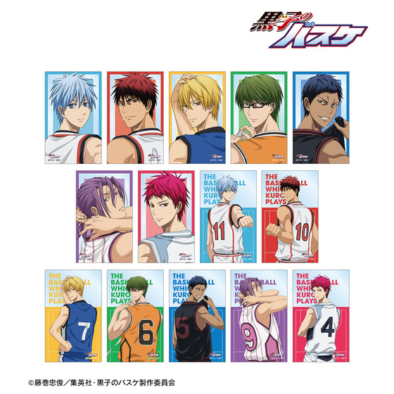 黒子のバスケ 描き下ろし 戦う背中ver. トレーディングクリアカード(全14種・BOX・14種セット)【2026年2月中旬より順次発送】