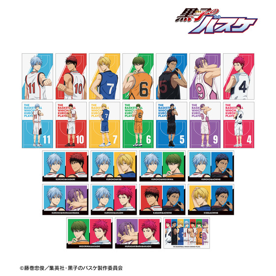 黒子のバスケ 描き下ろし 戦う背中ver. トレーディングポストカード(全25種・BOX・25種セット)【2026年2月中旬より順次発送】
