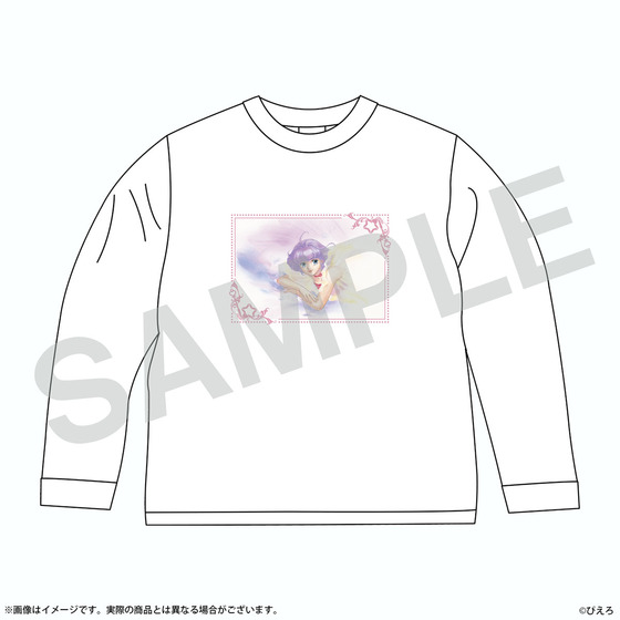ぴえろ魔法少女シリーズ ロングスリーブTシャツ　［魔法の天使クリィミーマミ］（WHITE・全3サイズ）【2026年5月上旬より順次発送】
