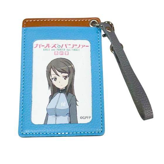 ガールズ＆パンツァー最終章　レザー単パスケース　継続高校 【オンラインミニミニホビーショー／2026年4月発送】