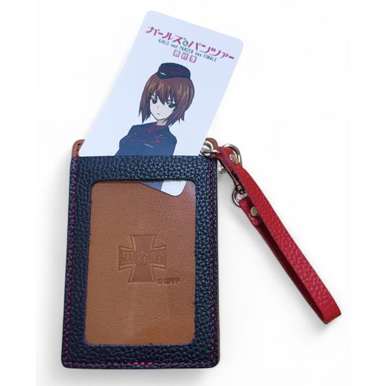 ガールズ＆パンツァー最終章　レザー単パスケース　黒森峰女学園 【オンラインミニミニホビーショー／2026年4月発送】