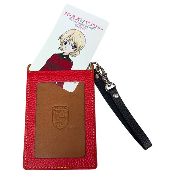 ガールズ＆パンツァー最終章　レザー単パスケース　聖グロリアーナ女学院 【オンラインミニミニホビーショー／2026年4月発送】