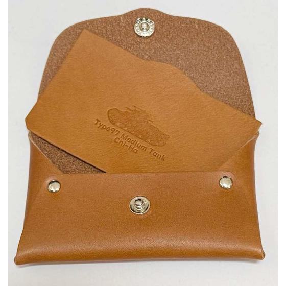 ガールズ＆パンツァー最終章　レザースリムカードケース　知波単学園 【オンラインミニミニホビーショー／2026年4月発送】