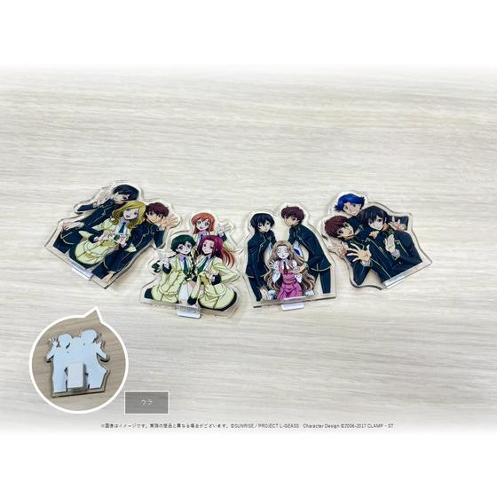 コードギアス 反逆のルルーシュ 生徒会報HOPE！　アクリルクリップスタンド【全4種】