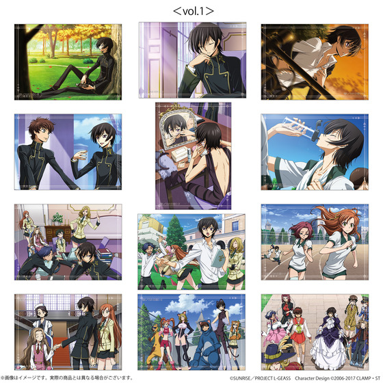 コードギアス 反逆のルルーシュ 生徒会報HOPE！　クリアカード【全2種】