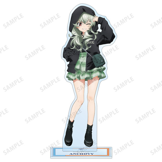 ガールズ＆パンツァー 最終章 描き下ろし アンチョビ デート私服ver. BIGアクリルスタンド 【オンラインミニミニホビーショー／2026年4月発送】