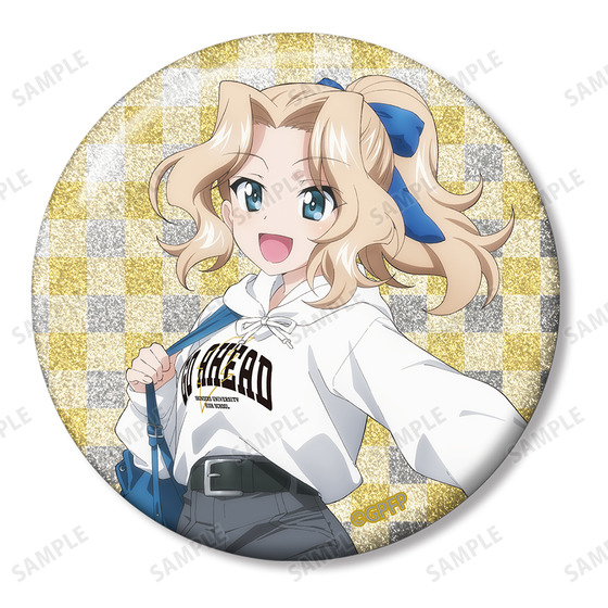 ガールズ＆パンツァー 最終章 描き下ろし デート私服ver. トレーディンググリッター缶バッジ(単位/BOX) 【オンラインミニミニホビーショー／2026年4月発送】