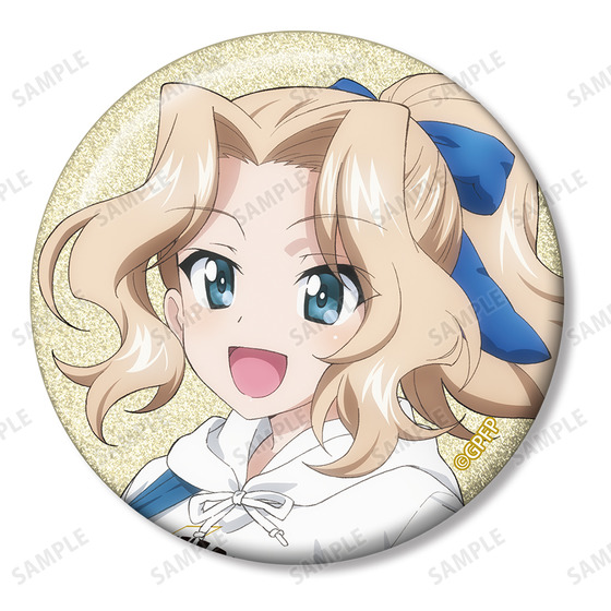 ガールズ＆パンツァー 最終章 描き下ろし デート私服ver. トレーディンググリッター缶バッジ(単位/単品) 【オンラインミニミニホビーショー／2026年4月発送】
