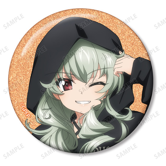 ガールズ＆パンツァー 最終章 描き下ろし デート私服ver. トレーディンググリッター缶バッジ(単位/単品) 【オンラインミニミニホビーショー／2026年4月発送】