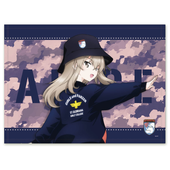 ガールズ＆パンツァー　MA-1スタイル　ブランケット　島田 愛里寿 【オンラインミニミニホビーショー／2026年4月発送】