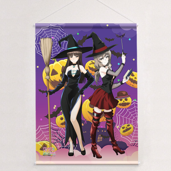 [ガールズ＆パンツァー 最終章]B2タペストリー（西住しほ＆島田千代／ハロウィン） 【オンラインミニミニホビーショー／2026年4月発送】