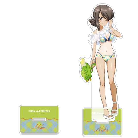 [ガールズ＆パンツァー 最終章]描き下ろし特大アクリルスタンド（ミカ／水鉄…