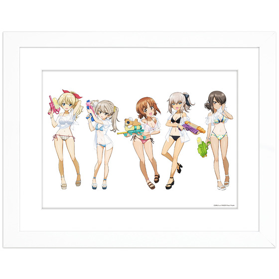 [ガールズ＆パンツァー 最終章]描き下ろしキャラファイングラフ（水鉄砲 ※日焼けVer.）A4※期間限定特典ポストカード5枚付き 【オンラインミニミニホビーショー／2026年4月発送】